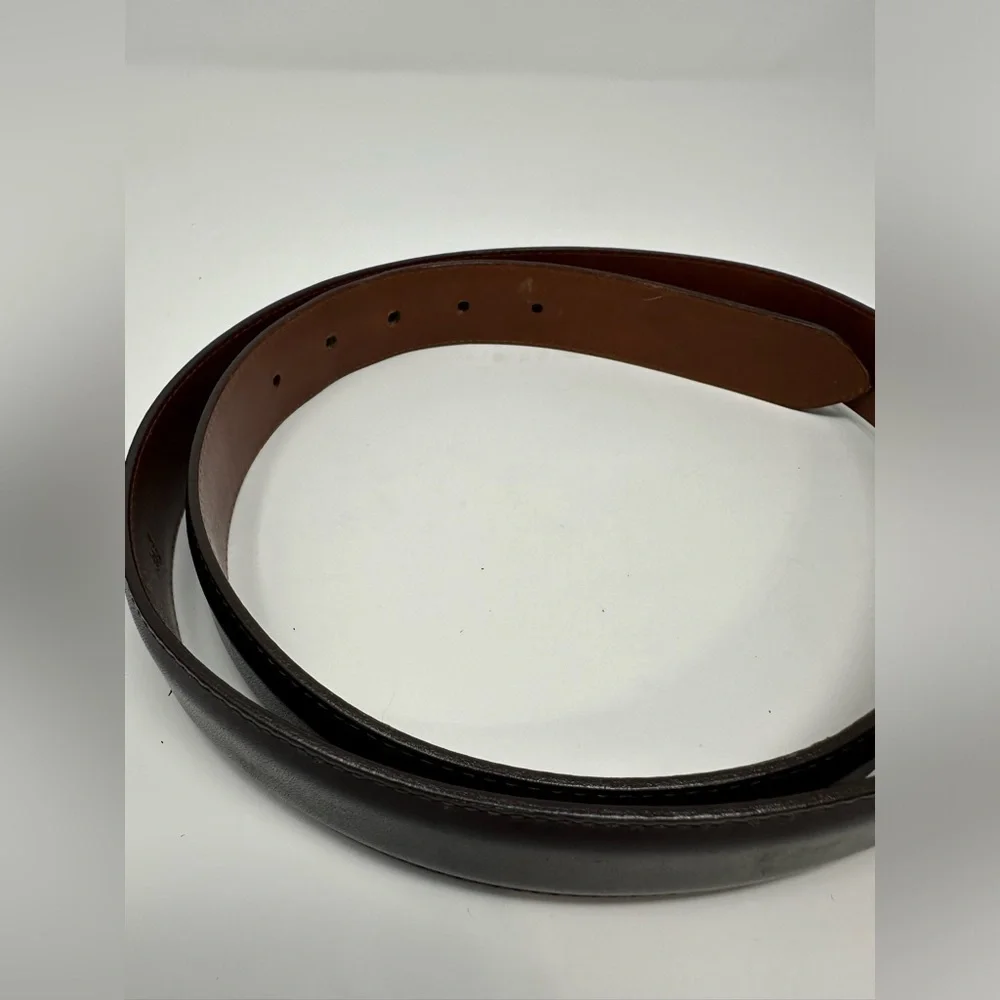 Coach Mahogany Brown‎ Leather Belt 5950 Costa Rica 36”